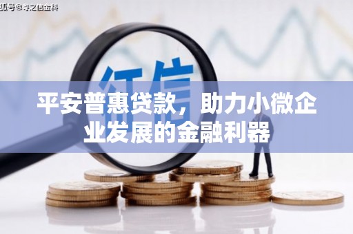 银海平安普惠贷款，助力小微企业发展的金融利器