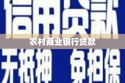银海农村商业银行贷款