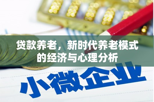 银海贷款养老，新时代养老模式的经济与心理分析