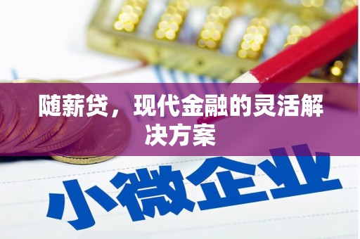 银海随薪贷，现代金融的灵活解决方案