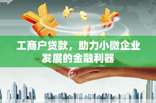 银海工商户贷款，助力小微企业发展的金融利器