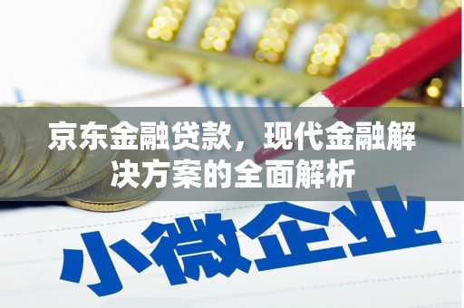 银海京东金融贷款，现代金融解决方案的全面解析