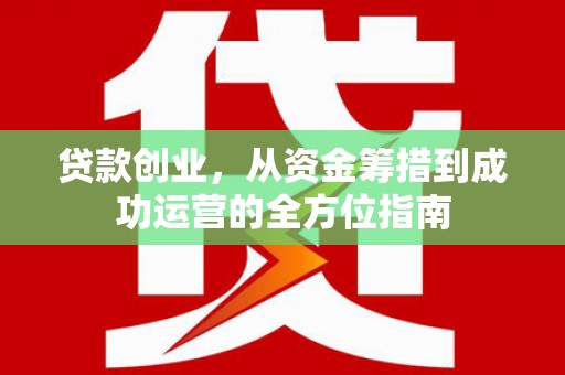 银海贷款创业，从资金筹措到成功运营的全方位指南