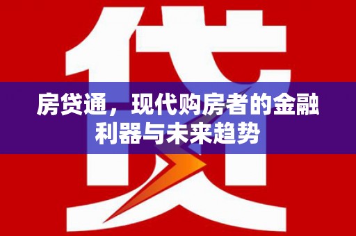 银海房贷通，现代购房者的金融利器与未来趋势
