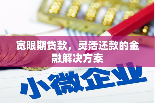 银海宽限期贷款，灵活还款的金融解决方案