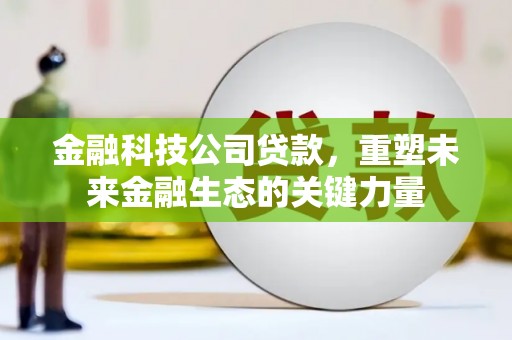 银海金融科技公司贷款，重塑未来金融生态的关键力量
