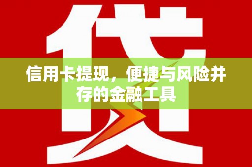 银海信用卡提现，便捷与风险并存的金融工具