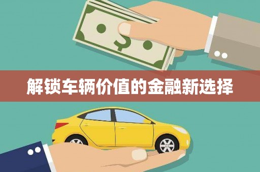银海解锁车辆价值的金融新选择