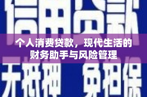 银海个人消费贷款，现代生活的财务助手与风险管理
