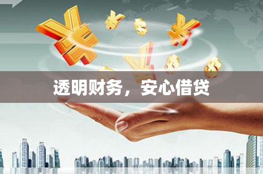 银海透明财务，安心借贷