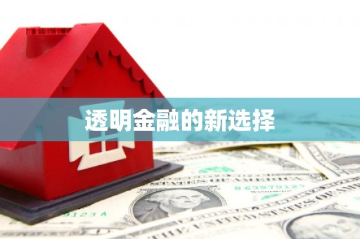 银海透明金融的新选择