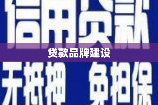 银海贷款品牌建设